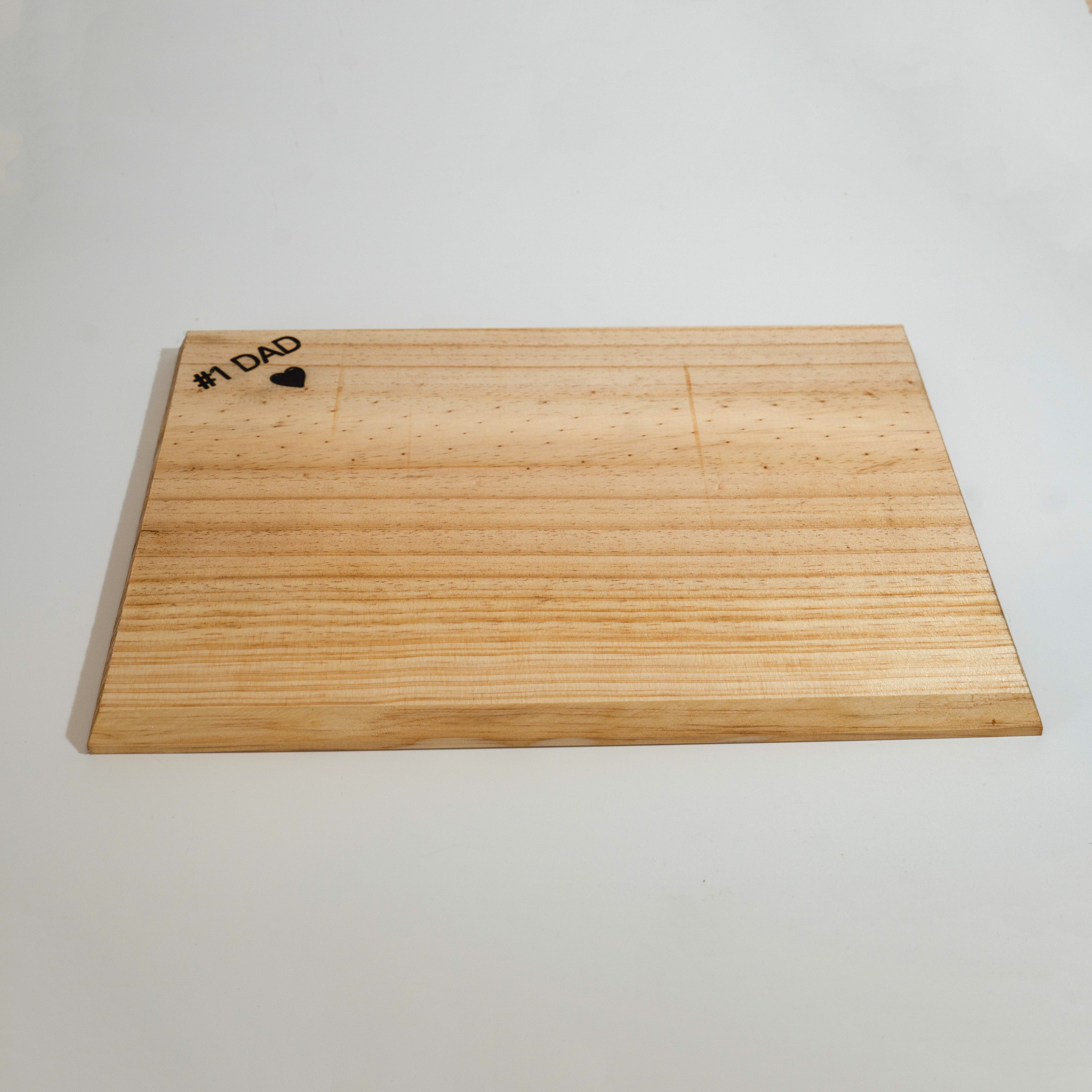 #1 Dad Engraved Board