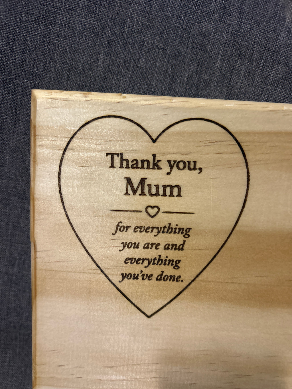 Thank you mum