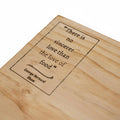 Rectangular Chopping Board – “There Is No Sincerer Love Than the Love of Food”