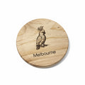 MELBOURNE COCKATOO - Round cutting board