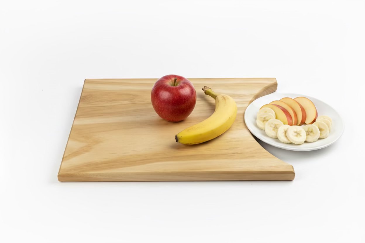Curved side cutting board