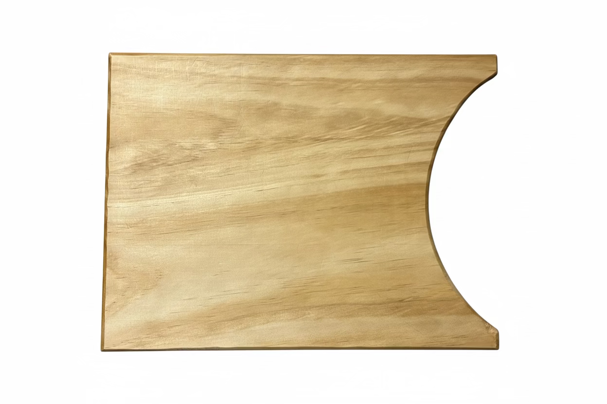 Curved side cutting board