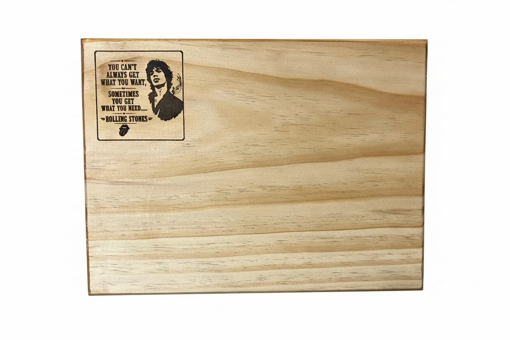 YOU CAN’T ALWAYS GET WHAT YOU WANT! Large cutting board
