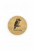 AUSTRALIA KOOKABURRA- cutting board/serving board/trivet
