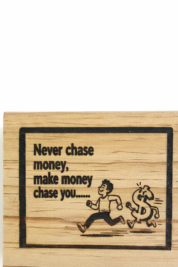 Never chase money, make money chase you