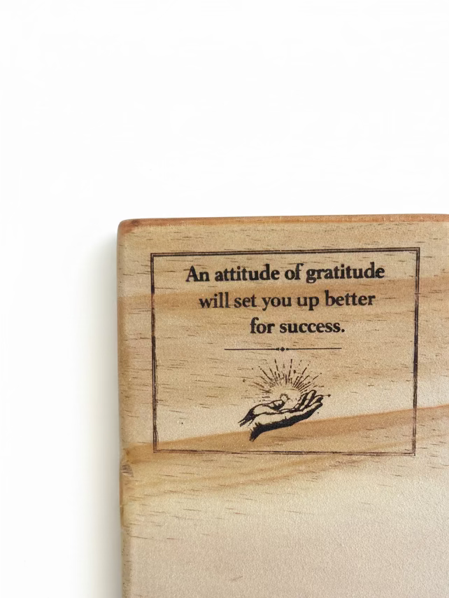 An attitude of gratitude