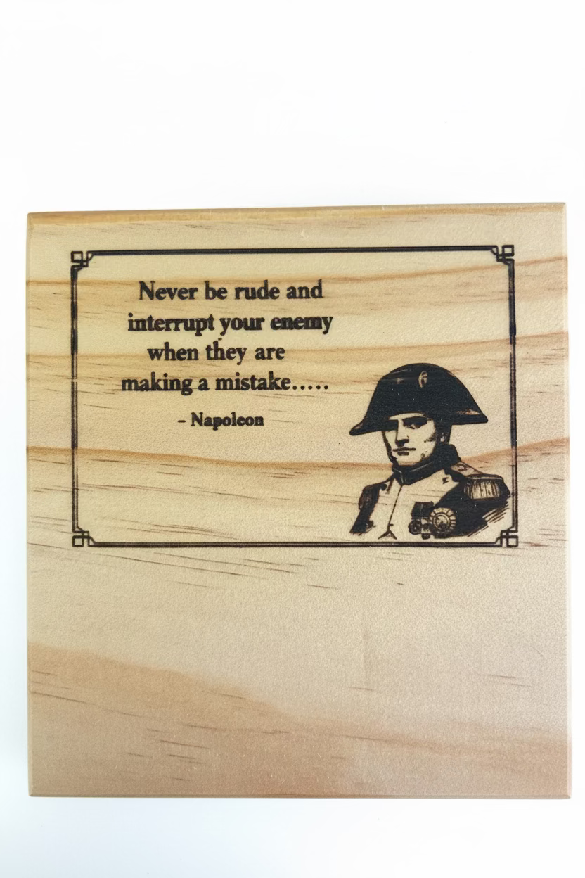 Napoleon – never be rude
