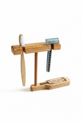 Wine lovers toothbrush and razor holder