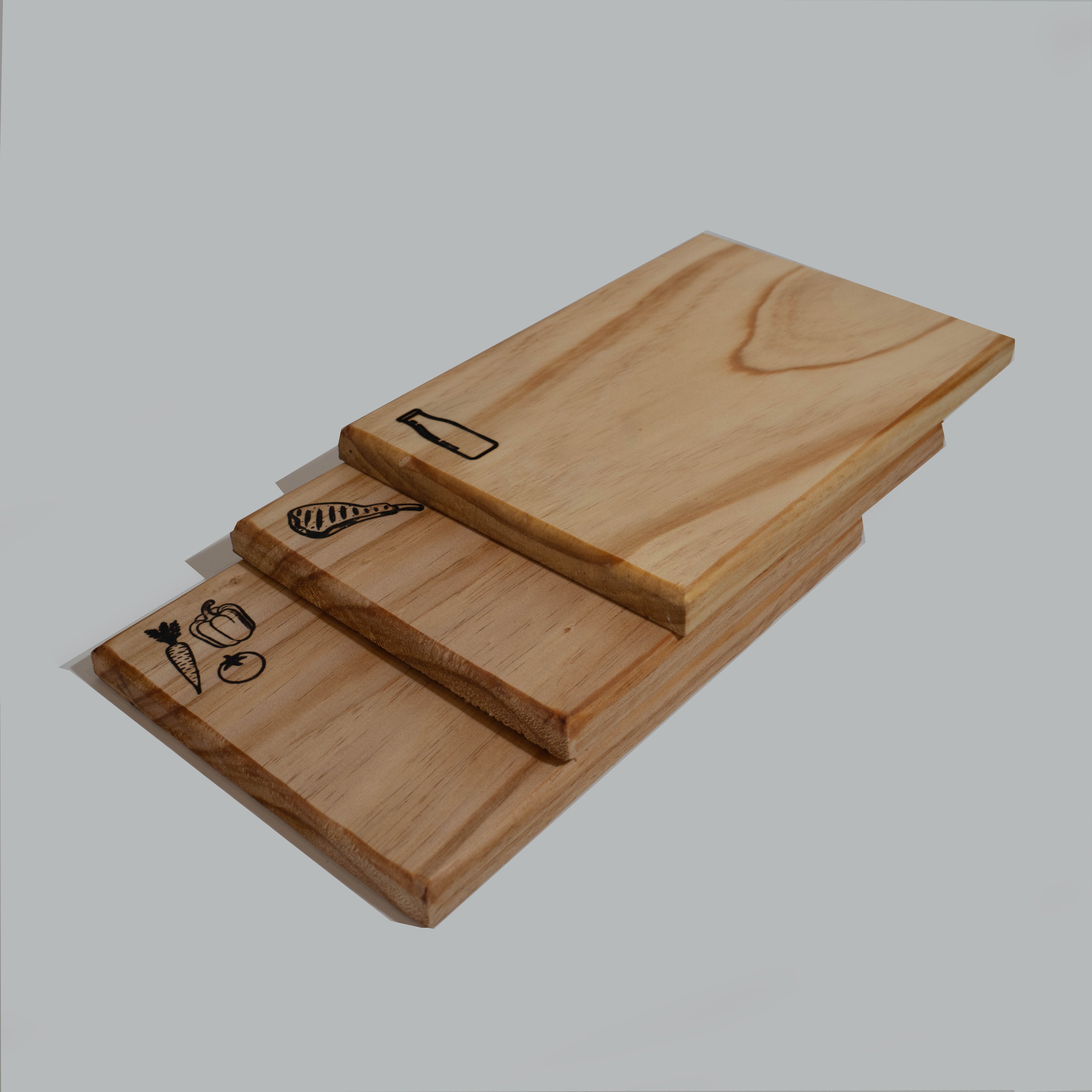 Kosher Cutting Board Set of 3