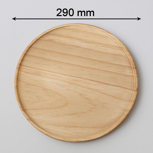 ROUND CUTTING BOARD WITH JUICE GROOVE - LARGE 290mm