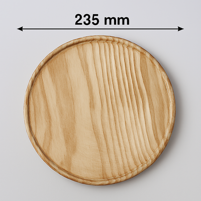 ROUND CUTTING BOARD WITH JUICE GROOVE - MEDIUM 235mm