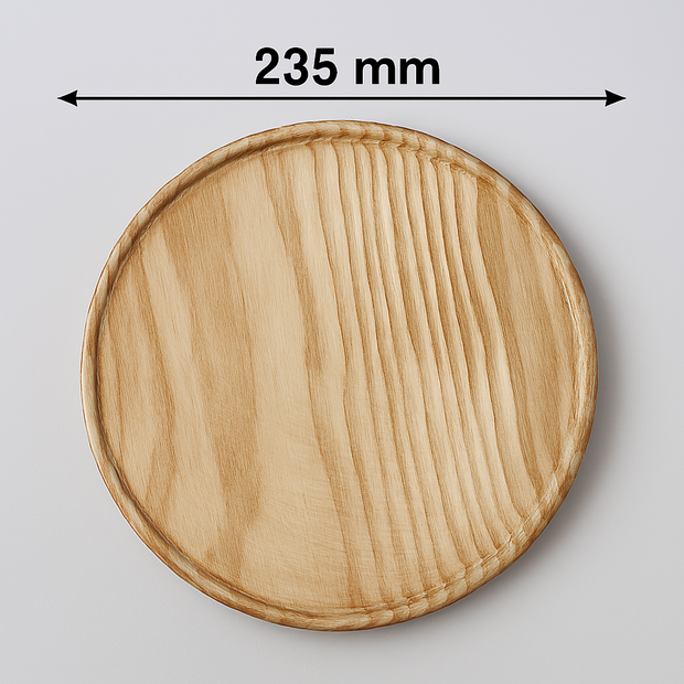 ROUND CUTTING BOARD WITH JUICE GROOVE - MEDIUM 235mm