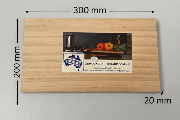 CUTTING BOARD  (Rectangular) MEDIUM SIZE 300mm x 200mm